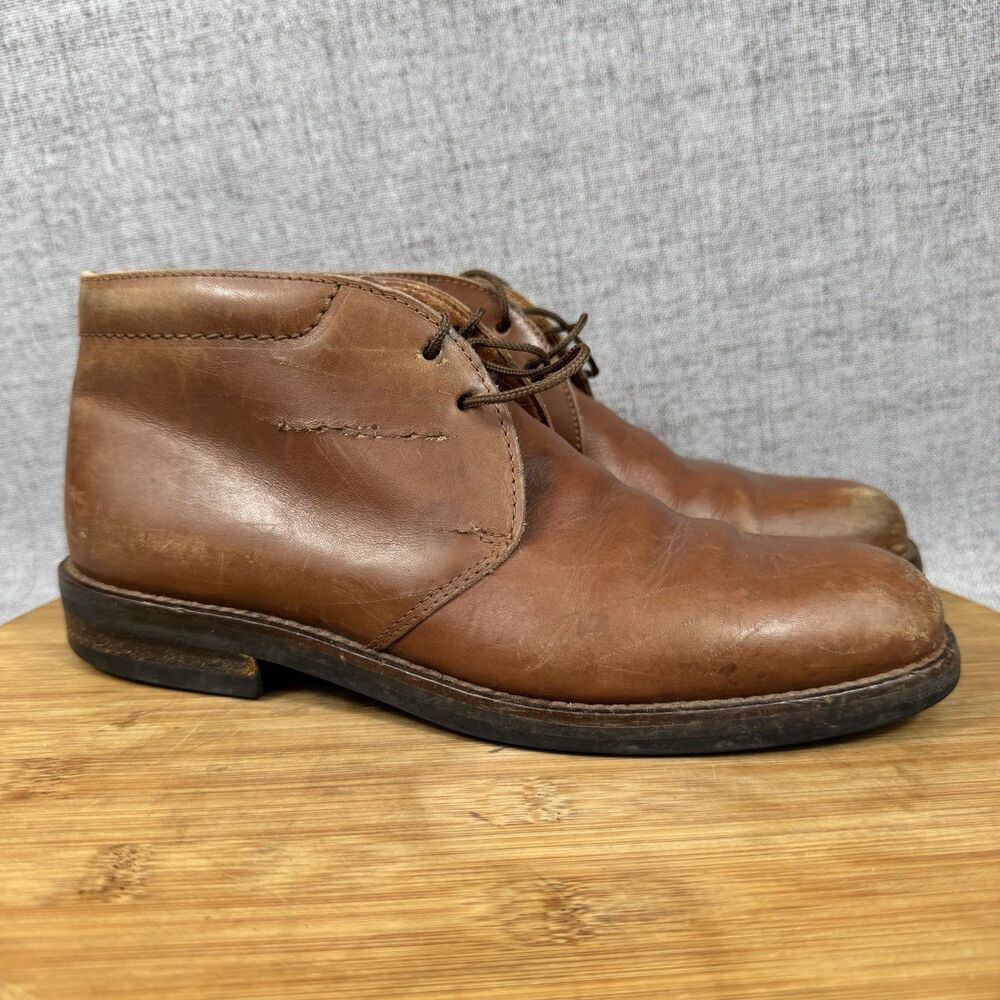 Vintage Coach Chukka Boots Men's Size 7 M Leather Brown Oak